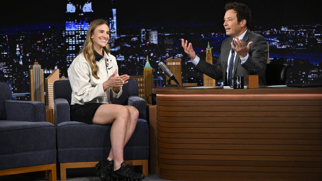 Sabrina Ionescu Shines on Fallon Amidst Star-Studded Night
