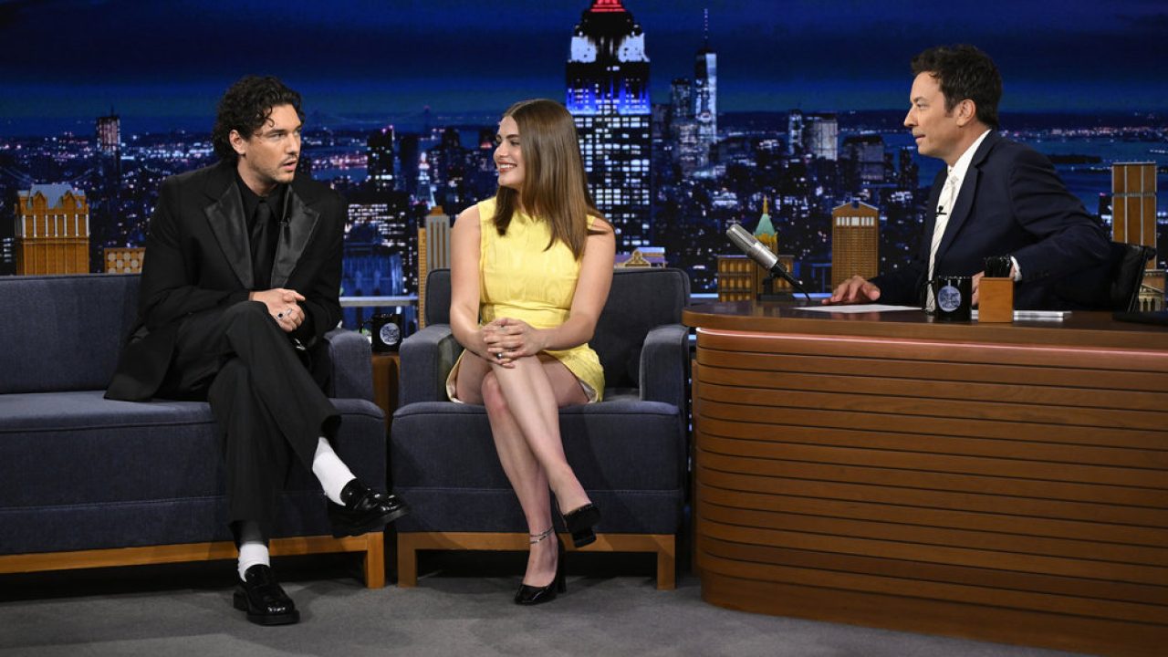 First Look: "Off Campus" Stars Belmont Cameli, Ella Bright Appear On "Tonight Show Starring Jimmy Fallon"
